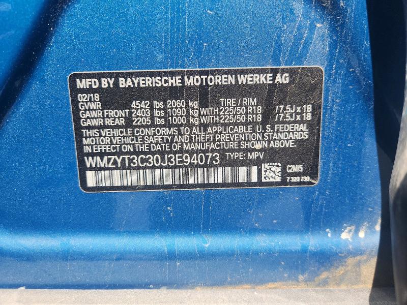 Продажа на аукционе авто 2018 Mini Cooper, vin: WMZYT3C30J3E94073, номер лота: 60993656