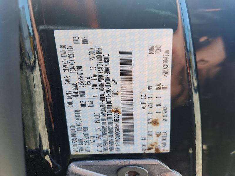 Продаж на аукціоні авто 2017 Ford Escape, vin: 1FMCU0G95HUB20060, номер лоту: 57705386