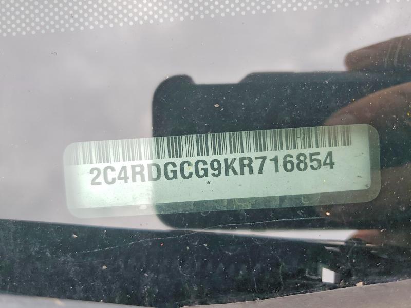 2019 Dodge Grand Caravan მანქანა იყიდება აუქციონზე, vin: 2C4RDGCG9KR716854, აუქციონის ნომერი: 62962456