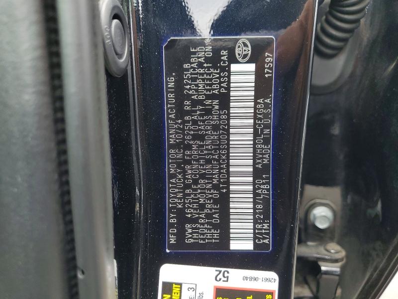 Продаж на аукціоні авто 2025 Toyota Camry, vin: 4T1DAACK6SU072085, номер лоту: 60872456