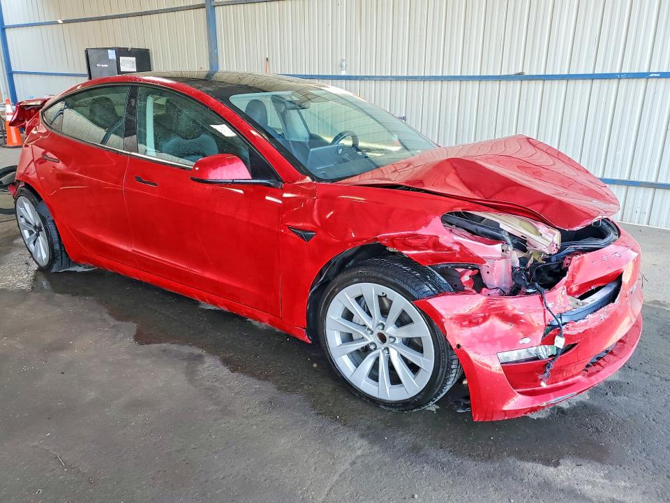 Продажа на аукционе авто 2022 Tesla Model 3, vin: 5YJ3E1EAXNF371889, номер лота: 61903906