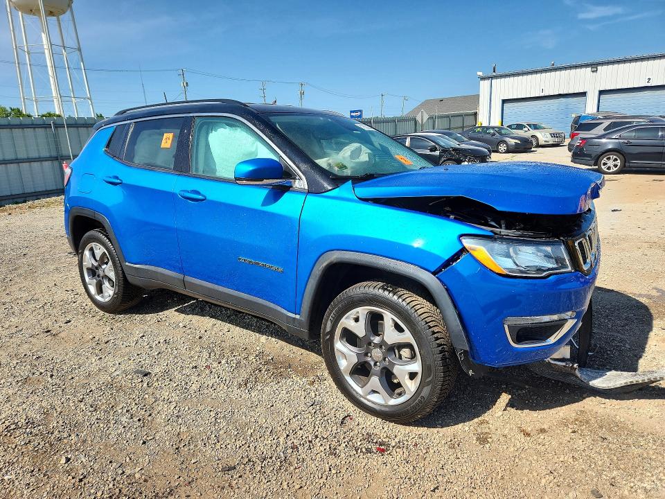 Продажа на аукционе авто 2020 Jeep Compass, vin: 3C4NJDCB4LT106675, номер лота: 61559226