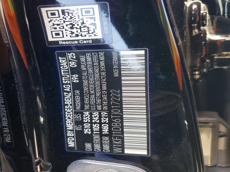 Продаж на аукціоні авто 2026 Mercedes-benz Cla, vin: W1KFJ1DB6TJ017222, номер лоту: 59320926