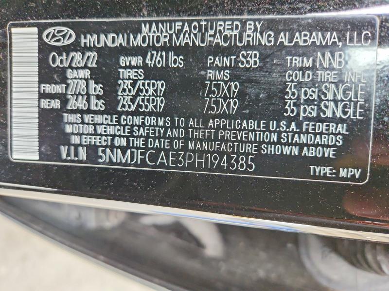 Продаж на аукціоні авто 2023 Hyundai Tucson, vin: 5NMJFCAE3PH194385, номер лоту: 59713206