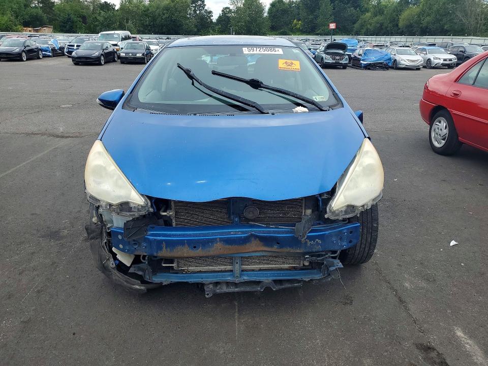 59725086 :رقم المزاد ، JTDKDTB3XC1014072 vin ، 2012 Toyota Prius C مزاد بيع
