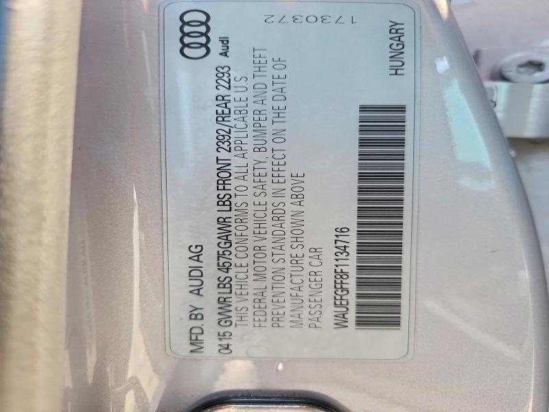 Продажа на аукционе авто 2015 Audi A3, vin: WAUEFGFF8F1134716, номер лота: 63230316