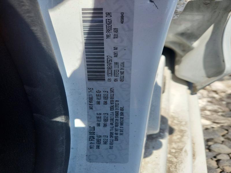 59091716 :رقم المزاد ، 1C3CCCAB1FN756717 vin ، 2015 Chrysler 200 مزاد بيع