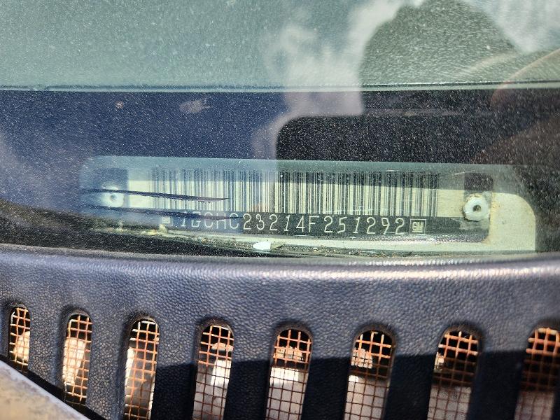 58742076 :رقم المزاد ، 1GCHC23214F251292 vin ، 2004 Chevrolet Silverado مزاد بيع