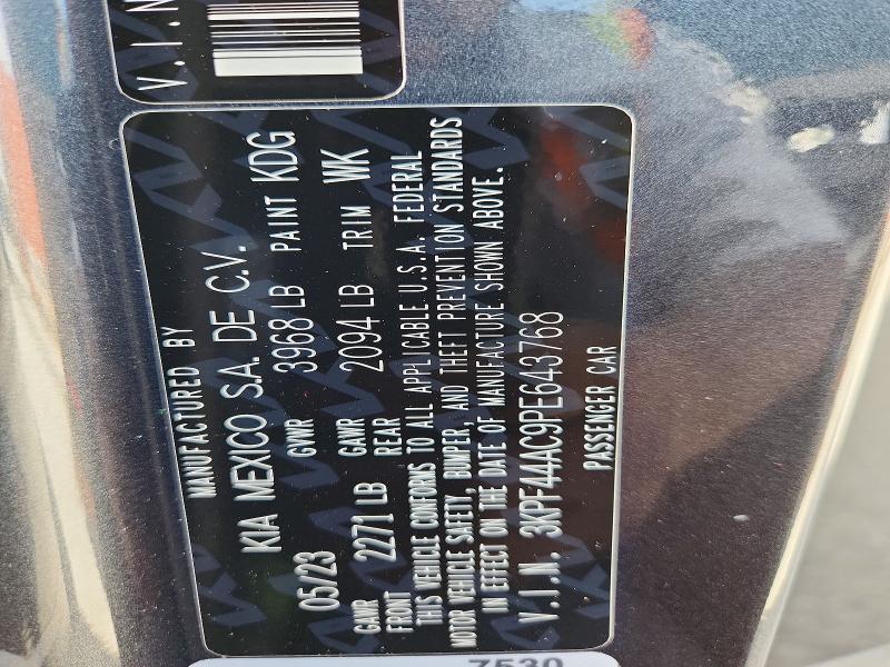 61053596 :رقم المزاد ، 3KPF44AC9PE643768 vin ، 2023 Kia Forte مزاد بيع