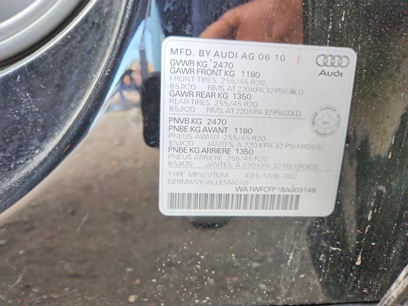 Продажа на аукционе авто 2011 Audi Q5, vin: WA1WFCFP1BA009148, номер лота: 58882566