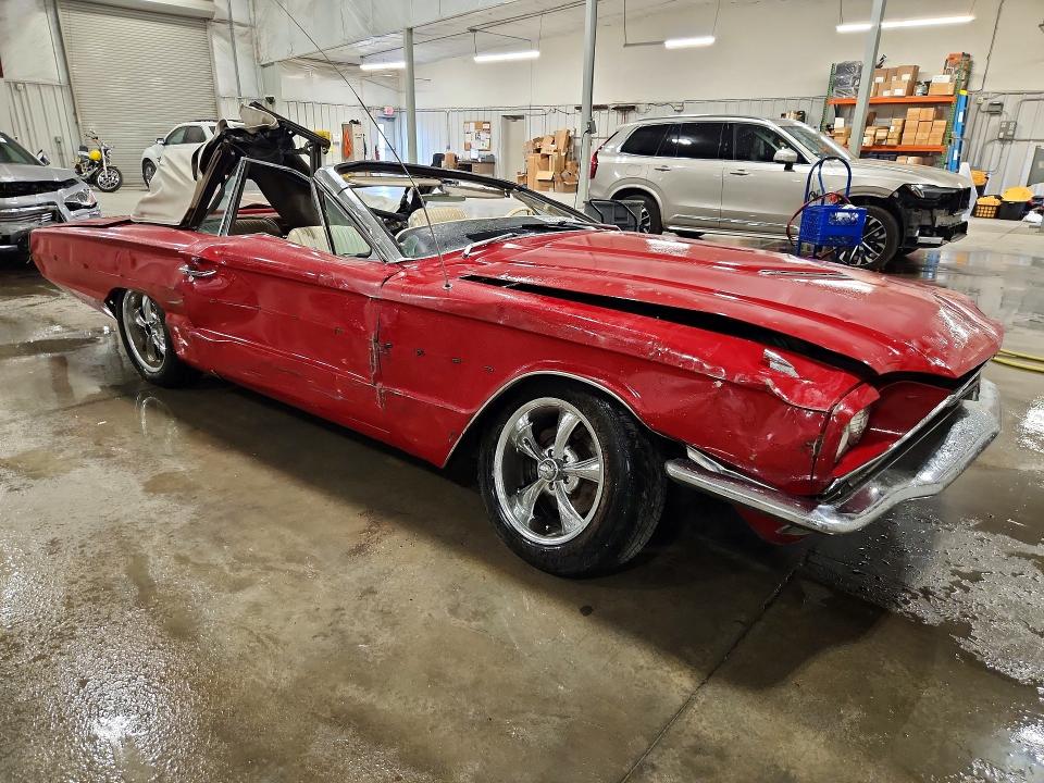 60604586 :رقم المزاد ، 6Y85Q109804 vin ، 1966 Ford T Bird مزاد بيع