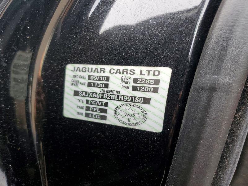 60133606 :رقم المزاد ، SAJXA0FB2BLR99180 vin ، 2011 Jaguar Xf مزاد بيع