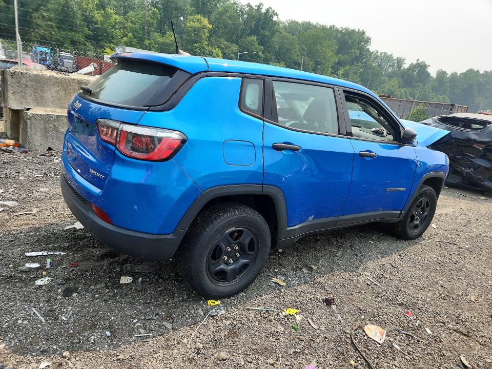 2021 Jeep Compass მანქანა იყიდება აუქციონზე, vin: 3C4NJDAB5MT540026, აუქციონის ნომერი: 61131846