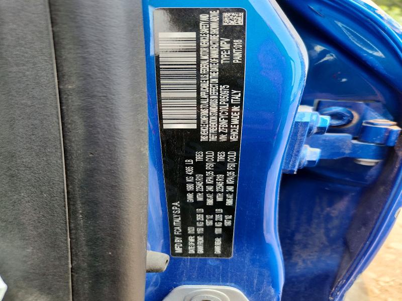 61658416 :رقم المزاد ، ZFBNFYC10LP850975 vin ، 2020 Fiat 500x مزاد بيع