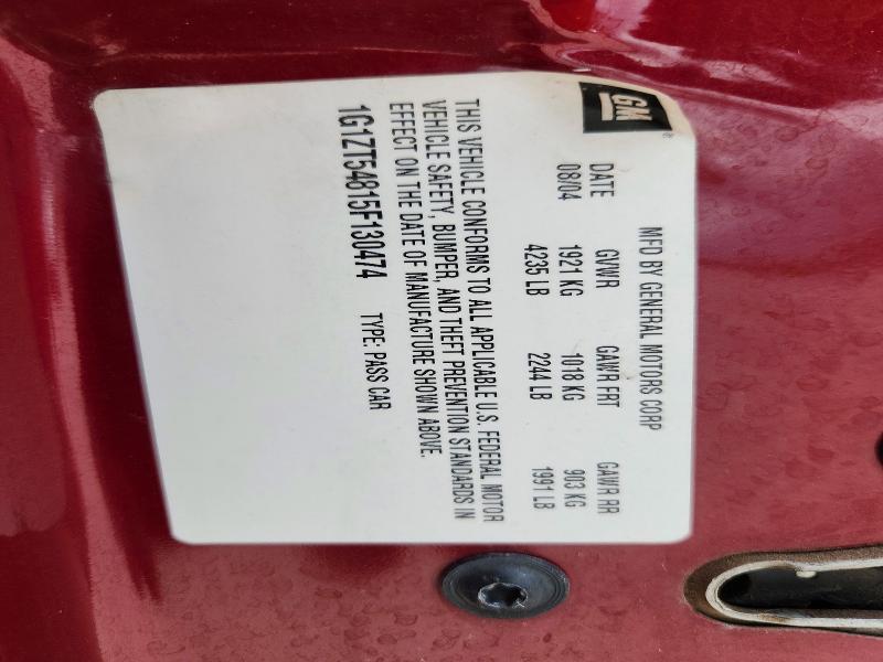 Aukcja sprzedaży 2005 Chevrolet Malibu, vin: 1G1ZT54815F130474, numer aukcji: 61772776