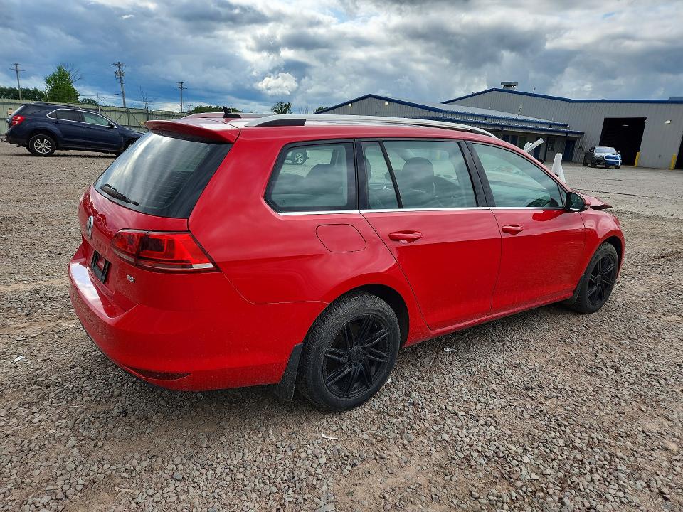 2017 Volkswagen Golf Sportwagen მანქანა იყიდება აუქციონზე, vin: 3VWC17AUXHM500905, აუქციონის ნომერი: 62498786
