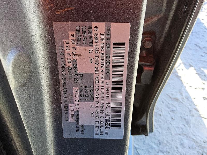 Aukcja sprzedaży 2015 Mazda 3, vin: 3MZBM1U71FM171837, numer aukcji: 60129196