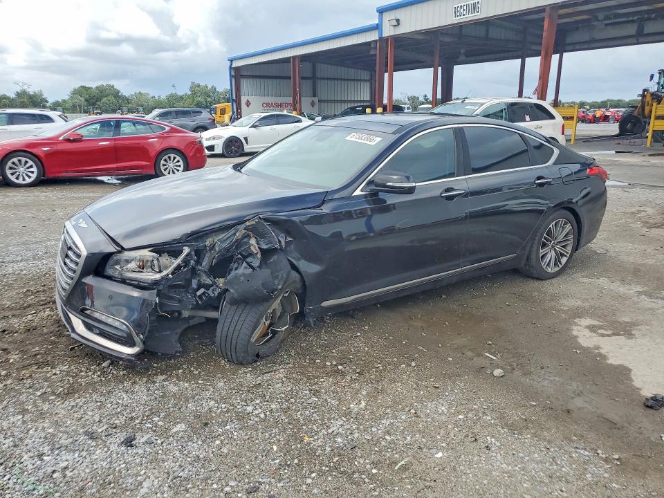 2018 Genesis G80 მანქანა იყიდება აუქციონზე, vin: KMHGN4JE0JU248644, აუქციონის ნომერი: 61583866