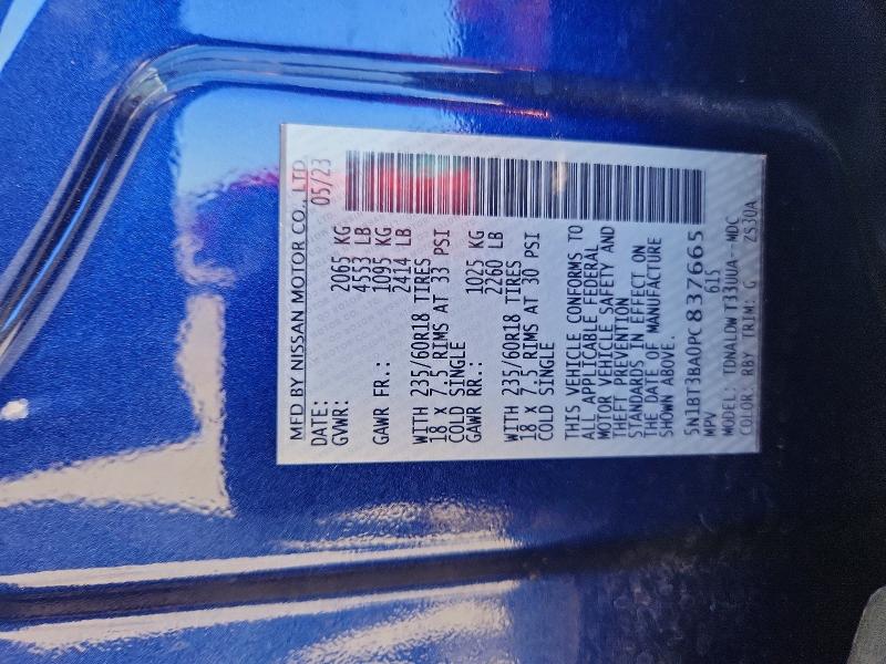 Продаж на аукціоні авто 2023 Nissan Rogue, vin: 5N1BT3BA0PC837665, номер лоту: 59682296