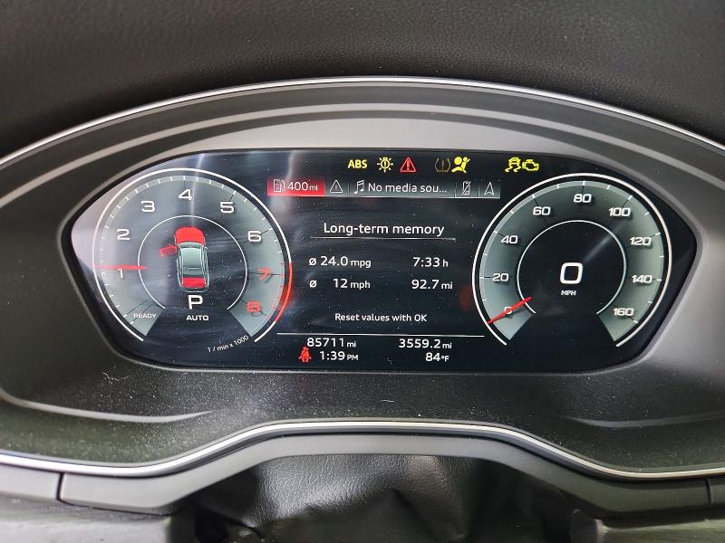 2021 Audi A4 მანქანა იყიდება აუქციონზე, vin: WAUEAAF45MA020454, აუქციონის ნომერი: 59652766