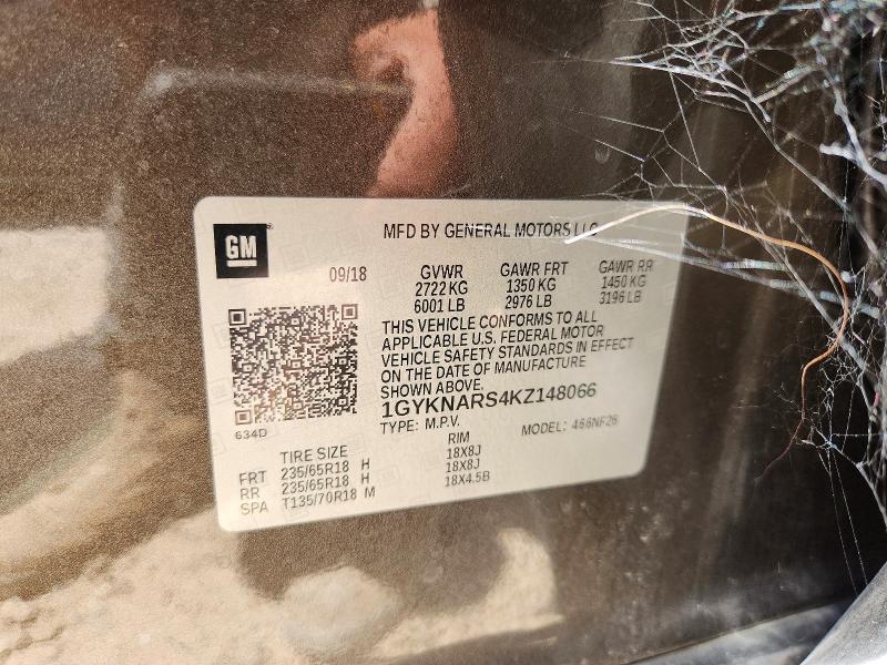 Aukcja sprzedaży 2019 Cadillac Xt5, vin: 1GYKNARS4KZ148066, numer aukcji: 59906126
