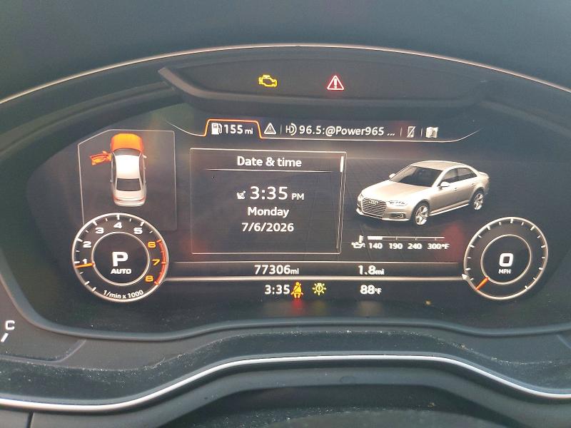 Продажа на аукционе авто 2018 Audi A4, vin: WAULMAF45JA212936, номер лота: 59796816