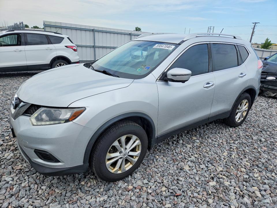 Auction sale of the 2016 Nissan Rogue, vin: KNMAT2MV8GP618472, lot number: 59847046