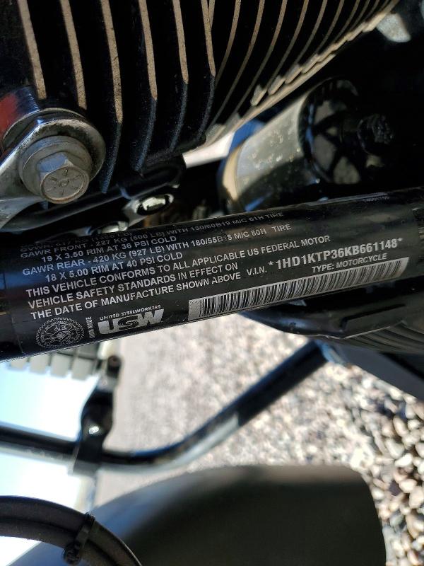 Продажа на аукционе авто 2019 Harley-davidson Fltrxs, vin: 1HD1KTP36KB661148, номер лота: 54780286