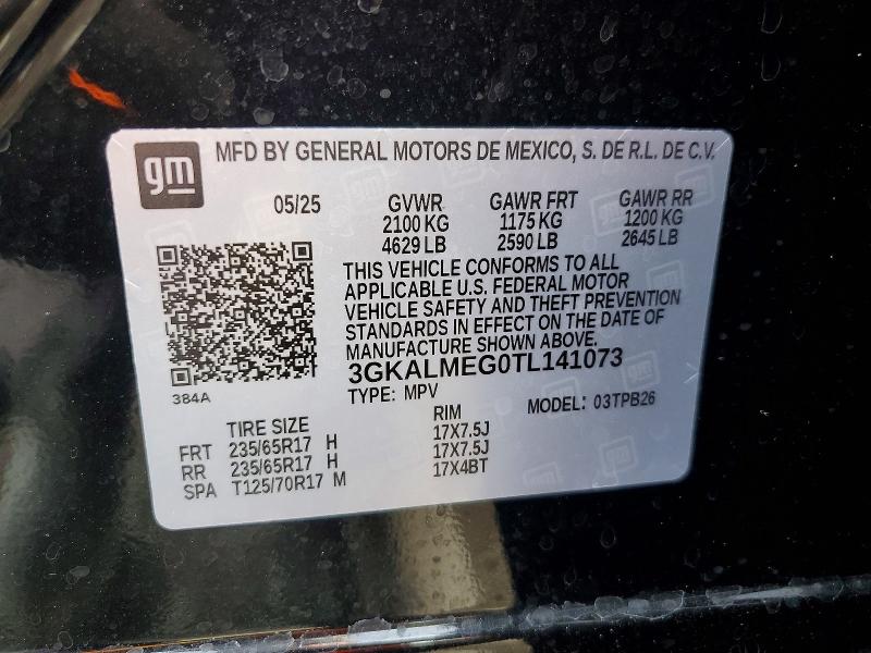 60405966 :رقم المزاد ، 3GKALMEG0TL141073 vin ، 2026 Gmc Terrain مزاد بيع