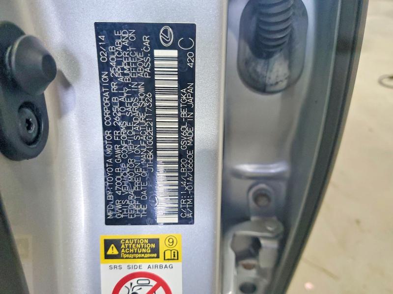 2014 Lexus Es მანქანა იყიდება აუქციონზე, vin: JTHBK1GG2E2117326, აუქციონის ნომერი: 62227616