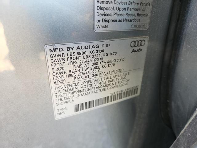 Продажа на аукционе авто 2008 Audi Q7, vin: WA1BV94L58D032587, номер лота: 63299676