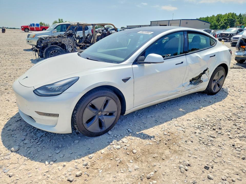 2020 Tesla Model 3 მანქანა იყიდება აუქციონზე, vin: 5YJ3E1EBXLF735332, აუქციონის ნომერი: 85619985