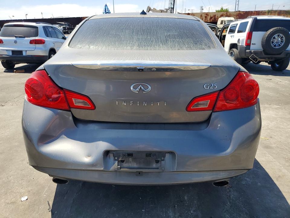 2012 Infiniti G25 Sedan მანქანა იყიდება აუქციონზე, vin: JN1DV6AP1CM811484, აუქციონის ნომერი: 63053826