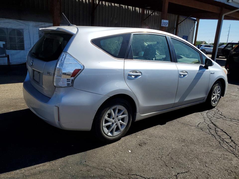 2012 Toyota Prius V მანქანა იყიდება აუქციონზე, vin: JTDZN3EU1C3180193, აუქციონის ნომერი: 60888746
