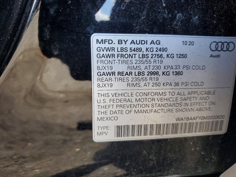 Продаж на аукціоні авто 2021 Audi Q5, vin: WA1BAAFY0M2020620, номер лоту: 59268436