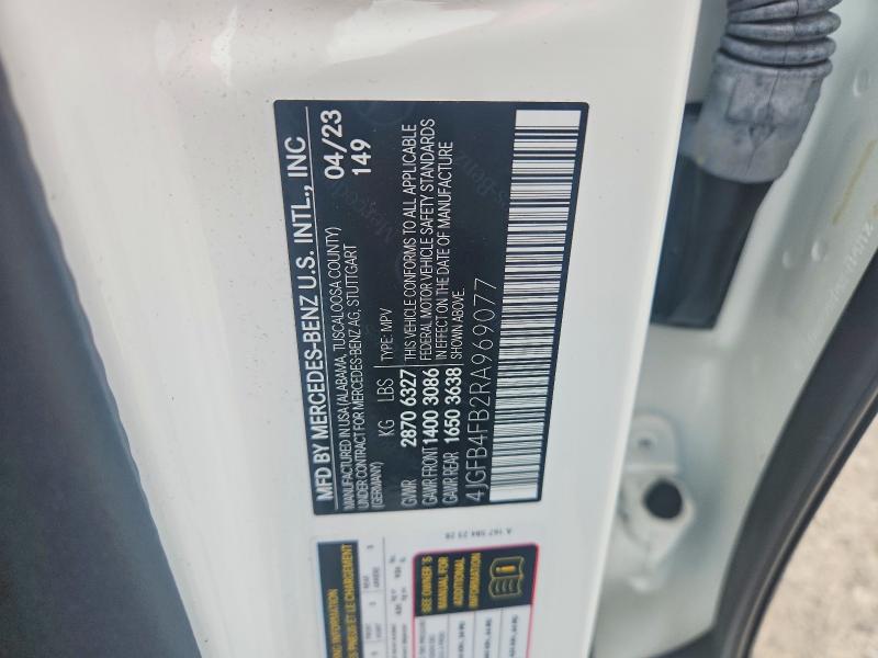 63167326 :رقم المزاد ، 4JGFB4FB2RA969077 vin ، 2024 Mercedes-benz Gle مزاد بيع