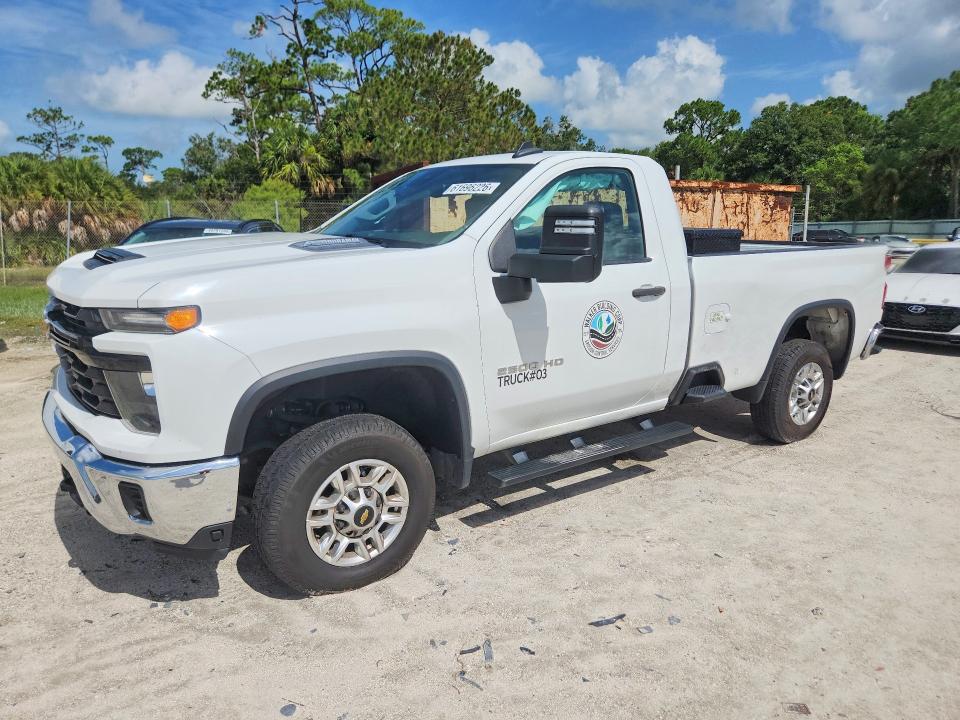 61696226 :رقم المزاد ، 1GC3WLEY0RF154763 vin ، 2024 Chevrolet Silverado مزاد بيع