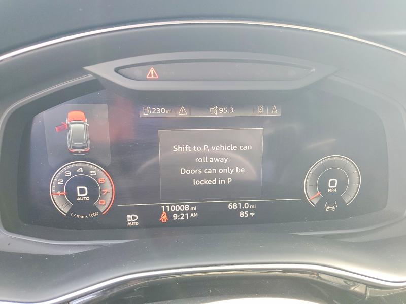 2019 Audi Q8 მანქანა იყიდება აუქციონზე, vin: WA1CVAF11KD034605, აუქციონის ნომერი: 62027946