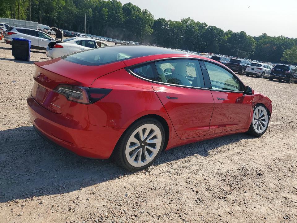 60570136 :رقم المزاد ، 5YJ3E1EB1MF862391 vin ، 2021 Tesla Model 3 مزاد بيع