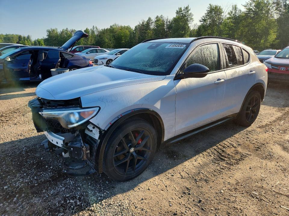 61854936 :رقم المزاد ، ZASPAKBN7L7C88053 vin ، 2020 Alfa Romeo Stelvio مزاد بيع