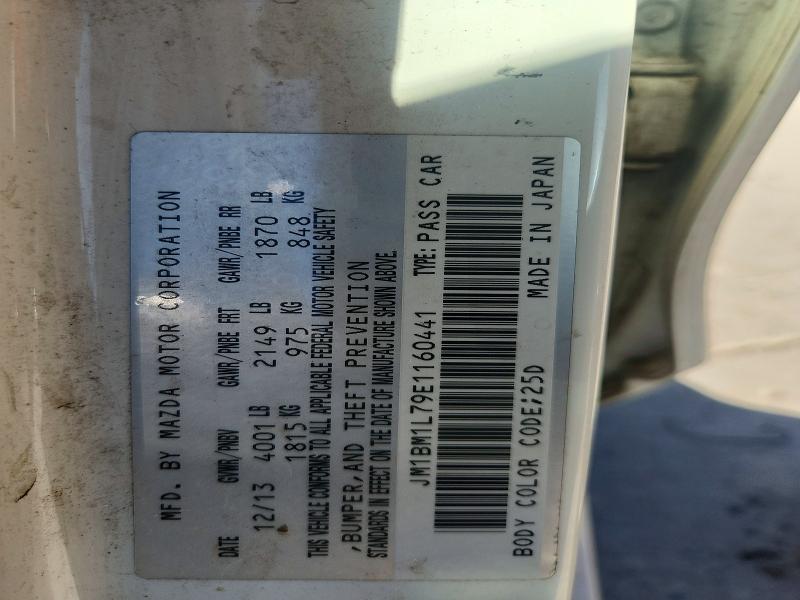 2014 Mazda 3 მანქანა იყიდება აუქციონზე, vin: JM1BM1L79E1160441, აუქციონის ნომერი: 62000716