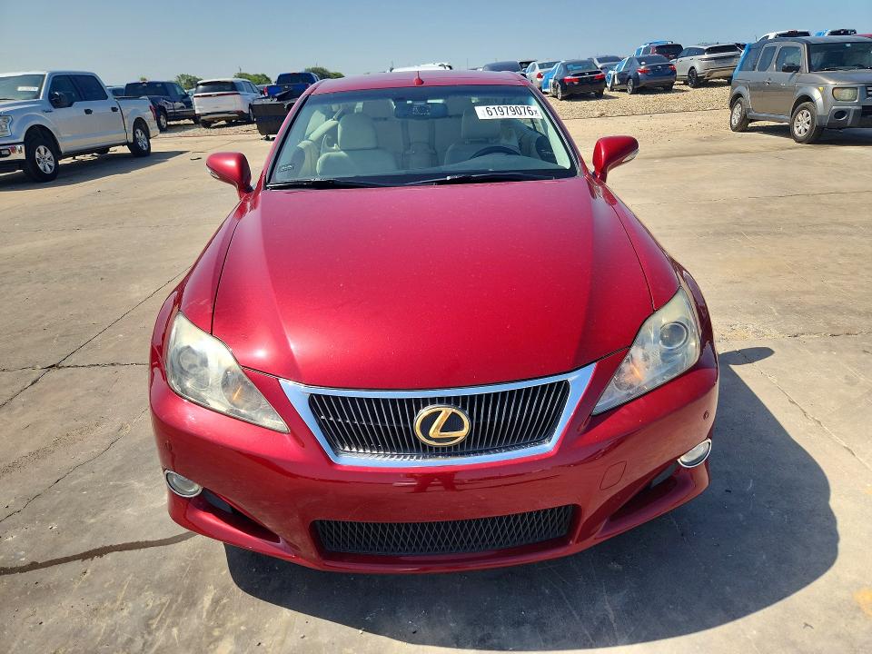 61979076 :رقم المزاد ، JTHFE2C21A2502301 vin ، 2010 Lexus Is مزاد بيع