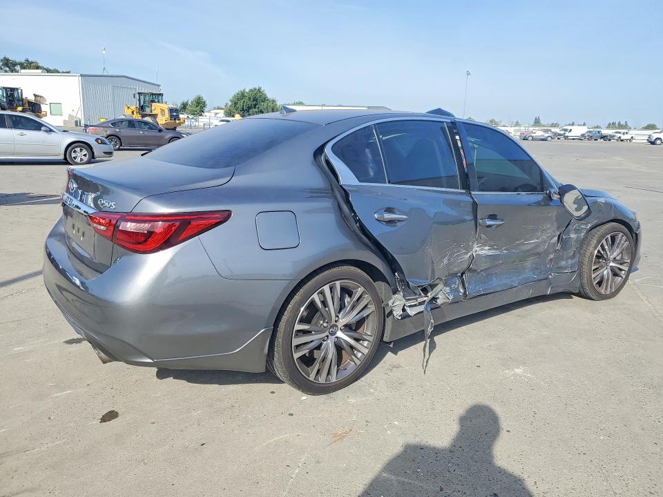 2018 Infiniti Q50 მანქანა იყიდება აუქციონზე, vin: JN1EV7AP9JM354009, აუქციონის ნომერი: 59851386