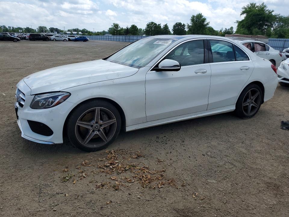 2017 Mercedes-benz C მანქანა იყიდება აუქციონზე, vin: 55SWF4KB3HU212319, აუქციონის ნომერი: 60118986