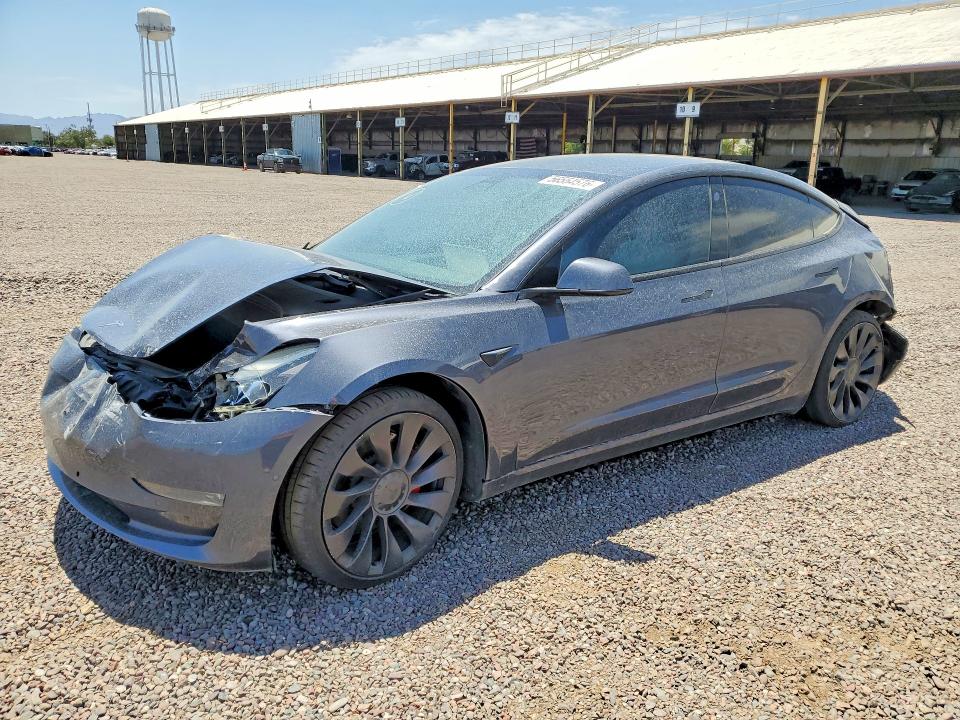 2021 Tesla Model 3 მანქანა იყიდება აუქციონზე, vin: 5YJ3E1EC7MF020230, აუქციონის ნომერი: 56554576