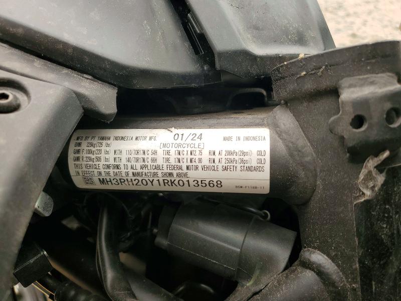 Продажа на аукционе авто 2024 Yamaha Mt-03, vin: MH3RH20Y1RK013568, номер лота: 61007176