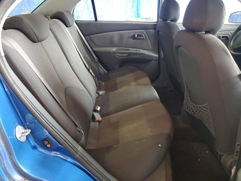 2009 Kia Rio მანქანა იყიდება აუქციონზე, vin: KNADE223796544993, აუქციონის ნომერი: 60684976