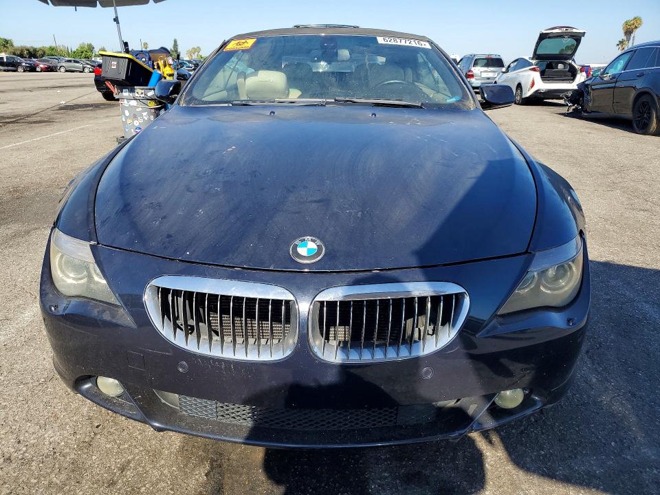 62877216 :رقم المزاد ، WBAEK13496CN76758 vin ، 2006 Bmw 650 مزاد بيع