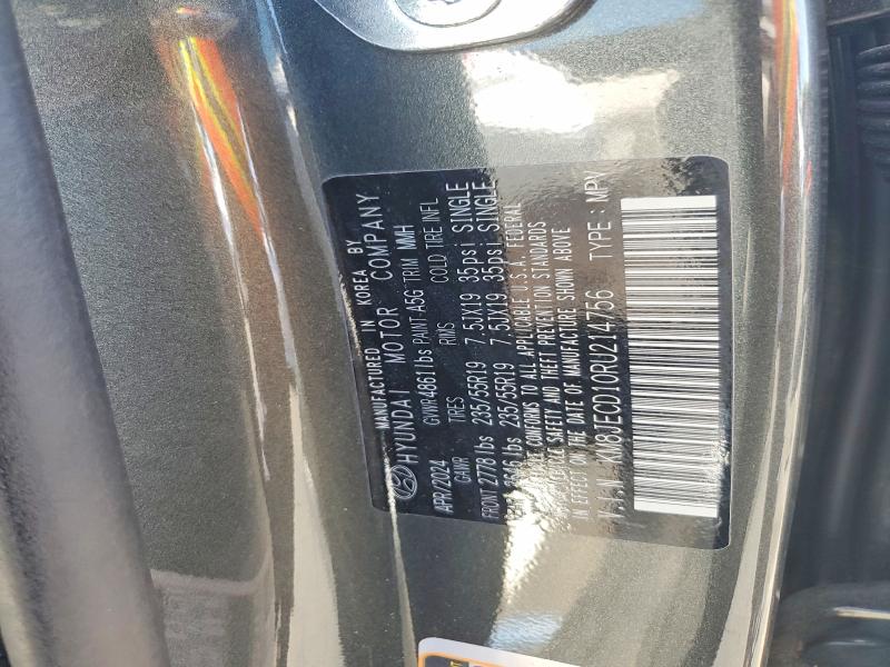 Продаж на аукціоні авто 2024 Hyundai Tucson, vin: KM8JECD10RU214756, номер лоту: 60561846