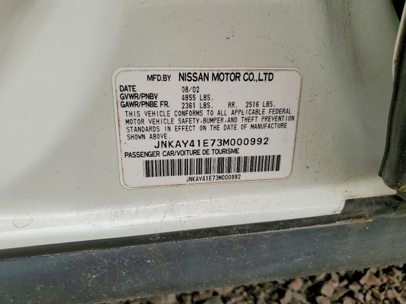 Продаж на аукціоні авто 2003 Infiniti M45, vin: JNKAY41E73M000992, номер лоту: 60827256